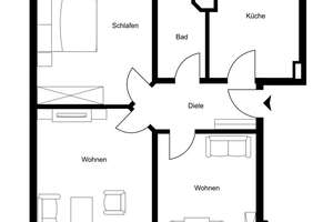 Klassische 3-Zimmer Wohnung
in bevorzugter Lage 
Ottensen – Die vollständige Adresse der Immobilie erhältst du vom Anbieter., 22763 Ottensen, Hamburg – Vorschaubild 4