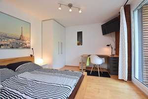 Modern möbliertes Apartment mit Balkon in Stuttgart  Plieningen, Nähe Uni Hohenheim – Die vollständige Adresse der Immobilie erhältst du vom Anbieter., 70599 Steckfeld, Stuttgart – Vorschaubild 2