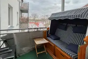 Wohnen mit Grün: Gemütliche 2-Zi.-Wohnung mit Balkon nahe dem Volkspark - Denkmalschutz – Leipzig – Vorschaubild 4