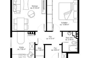 Schöne 2-Zimmer-Wohnung in Iserbrook – Die vollständige Adresse der Immobilie erhältst du vom Anbieter., 22589 Iserbrook, Hamburg – Vorschaubild 7