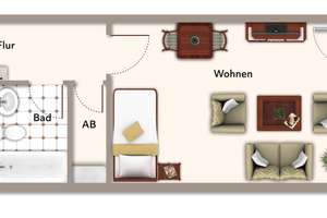 Kapitalanlage oder Eigennutzung...attraktives, bezugsfreies 1-Zi.-Apartment in ER-Büchenbach – Die vollständige Adresse der Immobilie erhältst du vom Anbieter., 91056 Büchenbach Nord, Erlangen – Vorschaubild 2