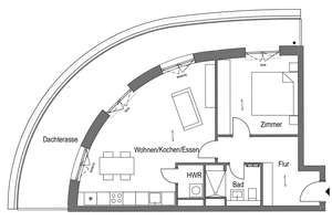 Penthousewohnung mit Wasserblick und Süd/West-Balkon! Erstbezug – Parkstraße 16, 13585 Hakenfelde, Berlin – Vorschaubild 8