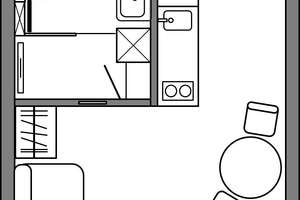Frisch renoviert, vollständig und hochwertig eingerichtet: 1-Zimmer-Apartment am Olympiapark – Lerchenauer Straße 12, 80809 Am Luitpoldpark, München – Vorschaubild 15