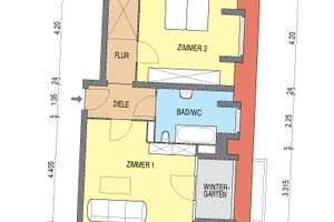 Wohnen ab 55 Jahren: Seniorenwohnung im Dachgeschoss mit Wintergarten – Am Rohrgarten 89, 14163 Nikolassee, Berlin – Vorschaubild 2