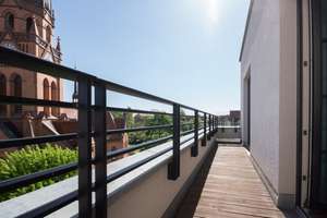 Modernes Wohnen über den Dächern Leipzigs | 2 Bäder | 2 Terrassen | Parkett | Tiefgarage | Aufzug