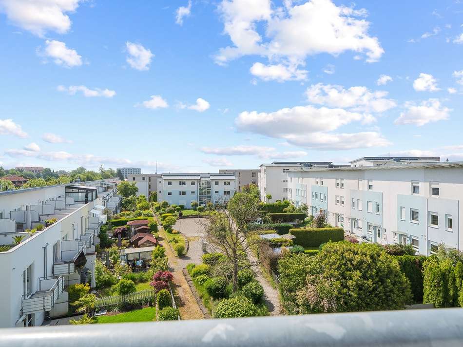 Blick von der Dachterrasse