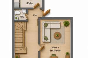 Für handwerklich Begabte – Doppelhaushälfte mit Garten in 41748 Viersen – Die vollständige Adresse der Immobilie erhältst du vom Anbieter., 41748 Viersen – Vorschaubild 19