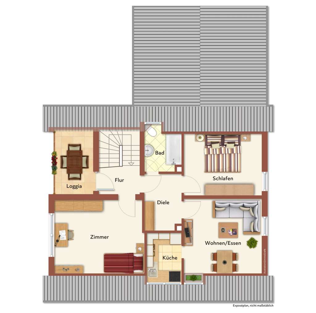 Immobilie in Adelsdorf - Siedlungshaus mit Garage in Adelsdorf-Aisch...Ruhig gelegen, voller Möglichkeiten - Bild 3