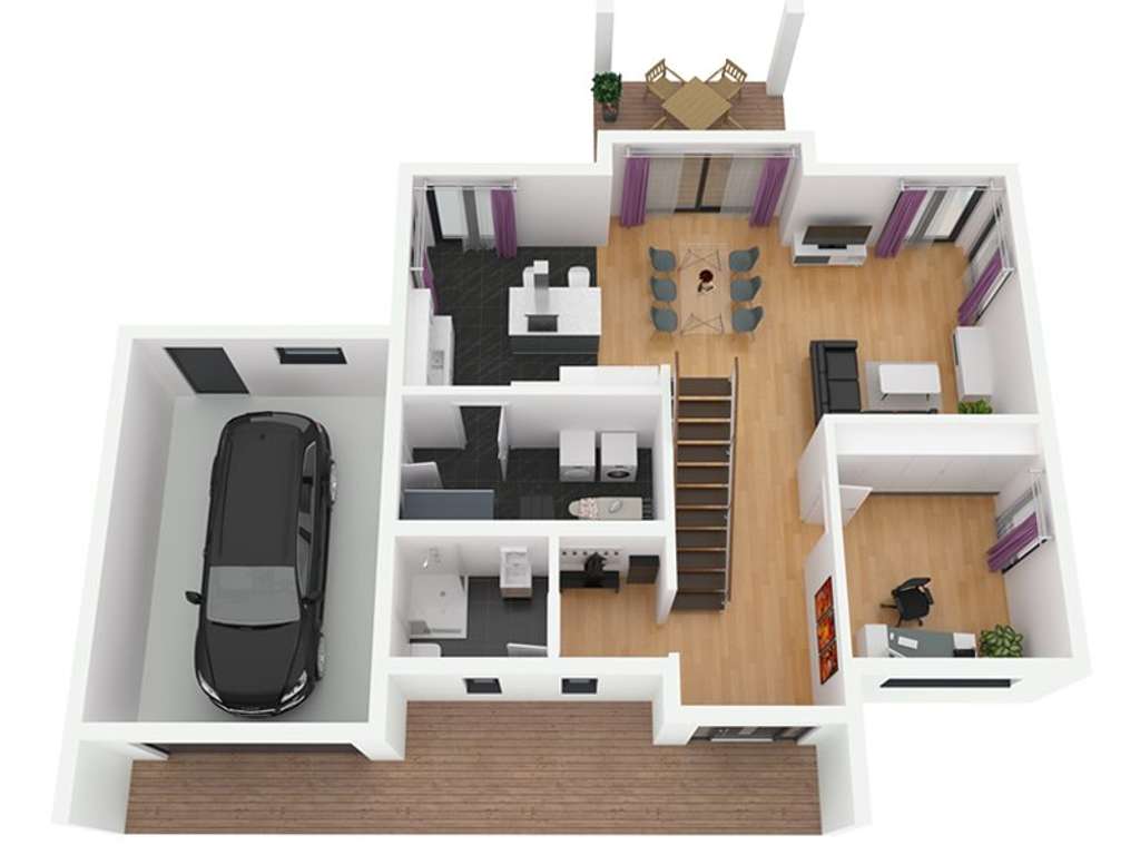 Immobilie in Collenberg - Streif Effizienzhaus KFW40 + - Bild 1