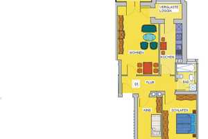 RESERVIERT ***LICHTDURCHFLUTETE 3-RWG**Tageslichtbad mit Wanne, Balkon & Loggia - WE 01*** – Luckaer Straße 10, 4299 Leipzig – Vorschaubild 15