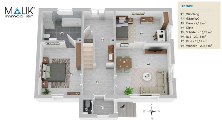 Grundriss Erdgeschoss