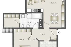 2,5 Zimmer Wohnung 69 qm & 30 qm Nutzfläche, Stellplatz – De-Cuvry-Straße 23, 95488 Eckersdorf – Vorschaubild 21