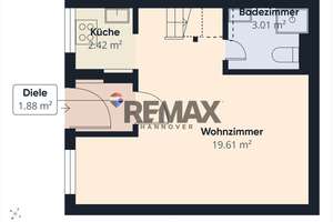 Gepflegte Studio-Wohnung mit 6,79 % Rendite! – Die vollständige Adresse der Immobilie erhältst du vom Anbieter., 30419 Leinhausen, Hannover – Vorschaubild 10