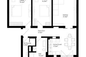 Nachmieter per 01.07.: Einbauküche | 2 moderne Bäder | Balkon – Karl-Hoffmann-Str. 6, 76137 Südweststadt, Karlsruhe – Vorschaubild 6