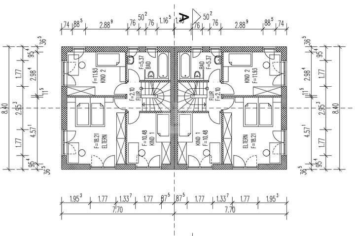 Grundriss Obergeschoss