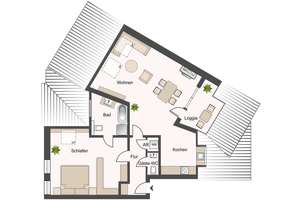 Zeitnah bezugsfrei! Kamin | Lift | Loggia | Bad en suite + Gäste-WC | 2015 hochwertig saniert – Die vollständige Adresse der Immobilie erhältst du vom Anbieter., 4105 Zentrum-Nord, Leipzig – Vorschaubild 22