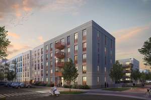 3-Zimmer-Wohnung  mit großzügigem Grundriss und Balkon in modernem Quartier – 40235 Flingern Nord, Düsseldorf – Vorschaubild 7