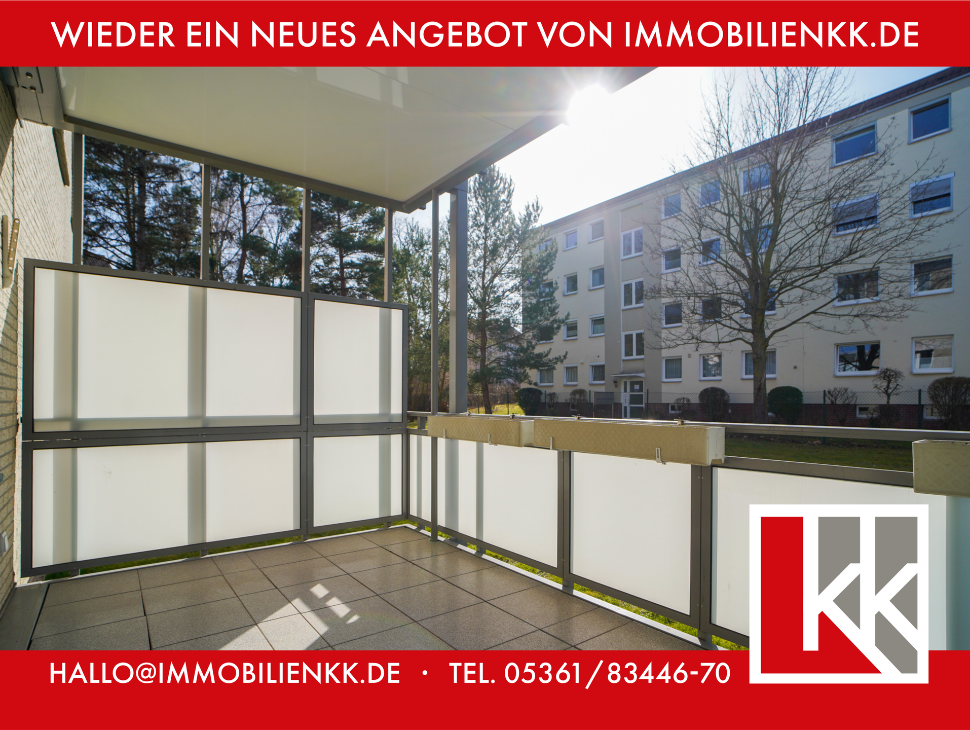 3-Zimmer-Wohnung mit Balkon – zentrumsnah, hell und mit viel Platz für Ihre Ideen, Wolfenbüttel Kreis – Bild 1