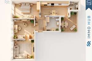 ++ Altersgerechtes Wohnen im Altbau: Leerstehende 3-Raum-Wohnung mit Balkon &  Rollstuhllift ++ – 6110 Südliche Innenstadt, Halle (Saale) – Vorschaubild 13