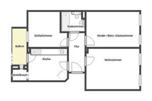 *Investment* - vermietete 3-Zi. Wohnung mit Balkon in C-Schlosschemnitz – Die vollständige Adresse der Immobilie erhältst du vom Anbieter., 9113 Schloßchemnitz, Chemnitz – Vorschaubild 11