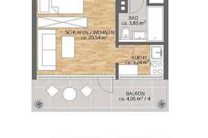 Großzügiges gut geschnittenes Apartment mit Balkon in grüner und ruhiger Lage in der Parkstadt Solln – München – Vorschaubild 16