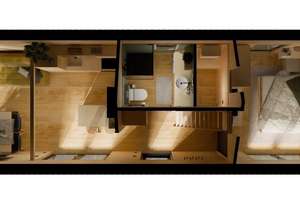Alltagstaugliches Tiny-House mit 2 Zimmern in Wandlitz