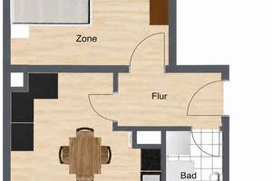 Helle 2-Zimmer-Wohnung mit Einbauküche im Kasernenviertel – Hermann-Geib-Straße 21, 93053 Kasernenviertel, Regensburg – Vorschaubild 2
