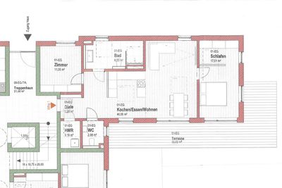 Platz zum Entfalten: 3-Zimmer-Wohnung mit Kaltwintergarten in Wertach