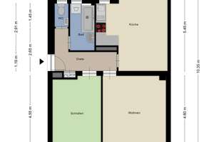 Steueroptimierte Kapitalanlage: Denkmalgeschützte 2,5-Zimmer-Wohnung mit Balkon – Die vollständige Adresse der Immobilie erhältst du vom Anbieter., 50969 Zollstock, Köln – Vorschaubild 13