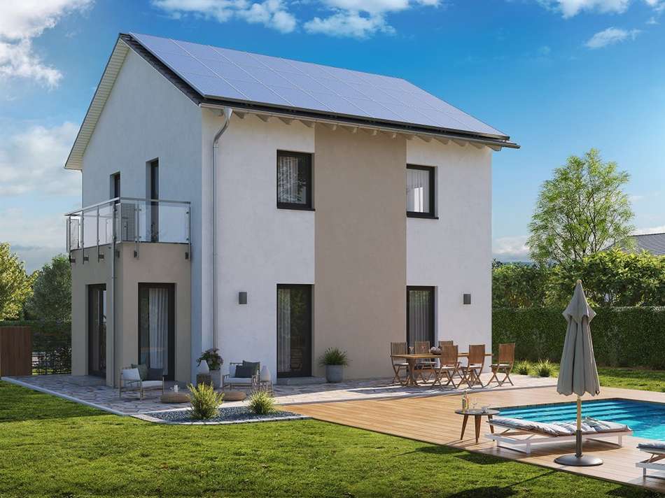 Modernes Einfamilienhaus mit P