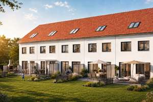 Modernes Neubau- Reihenhaus in Mannheim Wallstadt mit Terrasse, Garten, Dachloggia ✨, und Carport 🚘