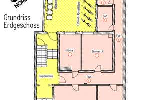 Freie 4-Zimmer-Erdgeschoss-ETW in Top-Lage *Kulturdenkmal* – Die vollständige Adresse der Immobilie erhältst du vom Anbieter., 76131 Durlach, Karlsruhe – Vorschaubild 6