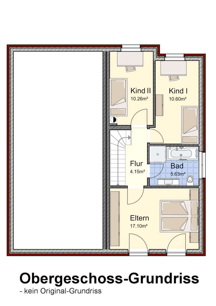 Obergeschoss-Grundriss