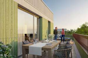 Timber Living -  Luxuriöses DG mit Dachterrasse