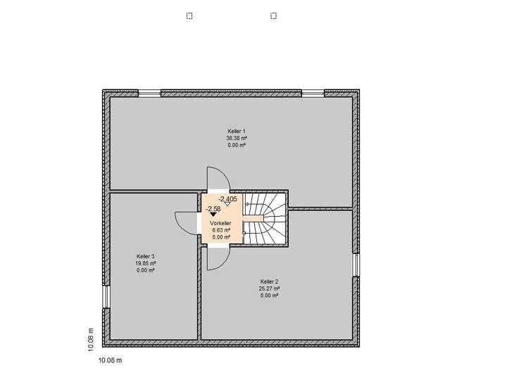 Grundriss Keller