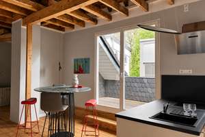 Möbliertes Designer Penthouse mit Sauna, Aufzug und Loggia – Simonsstraße 23, 42117 Elberfeld West, Wuppertal – Vorschaubild 2