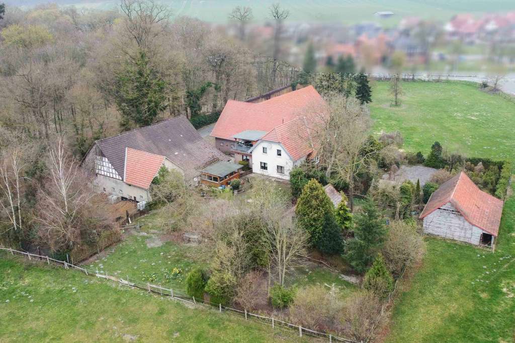 Immobilie in Stemwede - Raum, Ruhe, Freiheit - Vielseitiger Resthof mit großem Grundstück in Stemwede-Haldem - Bild 0