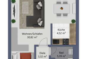 Sonniges Apartment in Angermund-Mitte – Die vollständige Adresse der Immobilie erhältst du vom Anbieter., 40489 Angermund, Düsseldorf – Vorschaubild 16