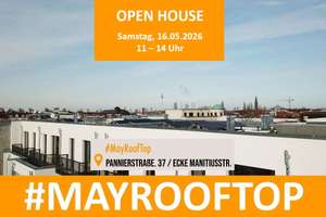 #MayRoofTop: Exklusive 2-Zimmer-Wohnung in der obersten Etage