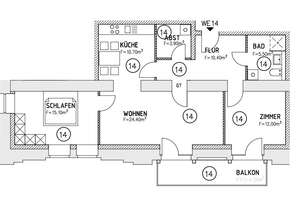 Exklusives Wohnen im Denkmalobjekt – 3 Zimmer, Balkon, Fußbodenheizung, HWR & Stellplatz inklusive – Alte Diamant Brauerei 4, 39124 Neue Neustadt, Magdeburg – Vorschaubild 10