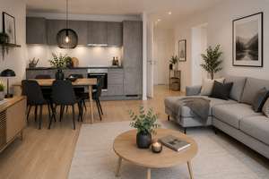 Barrierefreie, moderne 2 Zimmer Mietwohnung in 70469 Stuttgart – Die vollständige Adresse der Immobilie erhältst du vom Anbieter., 70469 Feuerbach-Mitte, Stuttgart – Vorschaubild 2