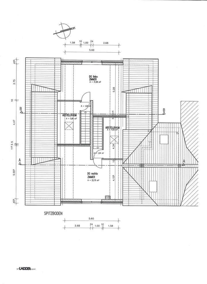 Zeichnung Haus_Spitzboden