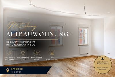 Schöne Altbauwohnung mit Schlossblick und perfekter Infrastruktur
