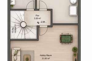 Hochwertiges Reihenhaus mit 211 m² Wohn- und Nutzfläche in begehrter Lage von Bornim – Die vollständige Adresse der Immobilie erhältst du vom Anbieter., 14469 Bornim, Potsdam – Vorschaubild 3