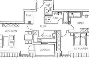 *** 3 Zimmer + Loggia + Dachgeschoss + TG -Stellplatz *** – Die vollständige Adresse der Immobilie erhältst du vom Anbieter., 1279 Tolkewitz/Seidnitz-Nord, Dresden – Vorschaubild 2