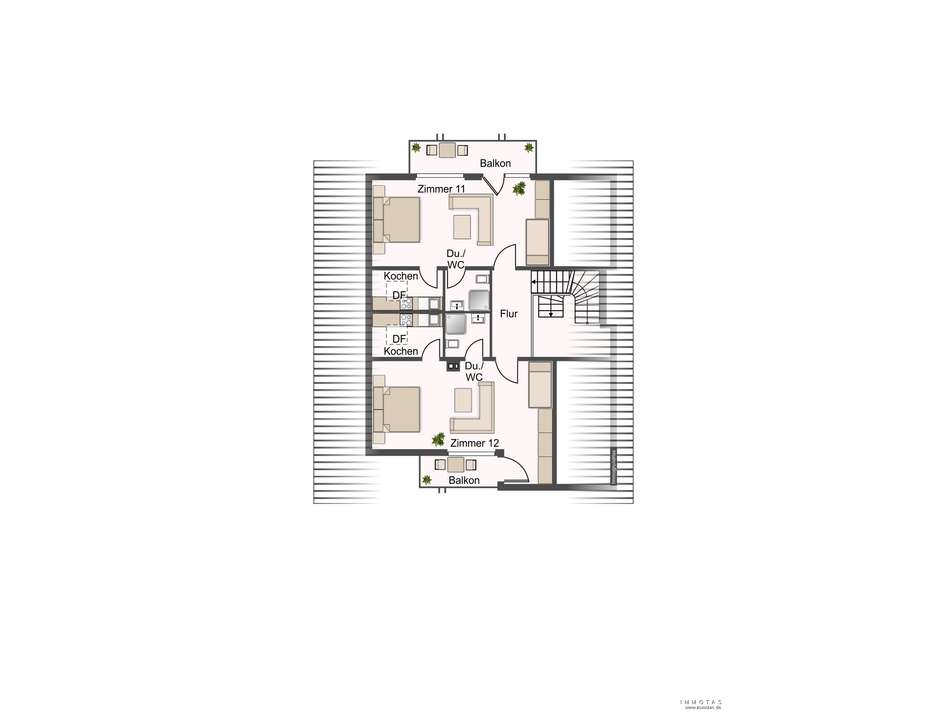 Grundriss Dachgeschoss