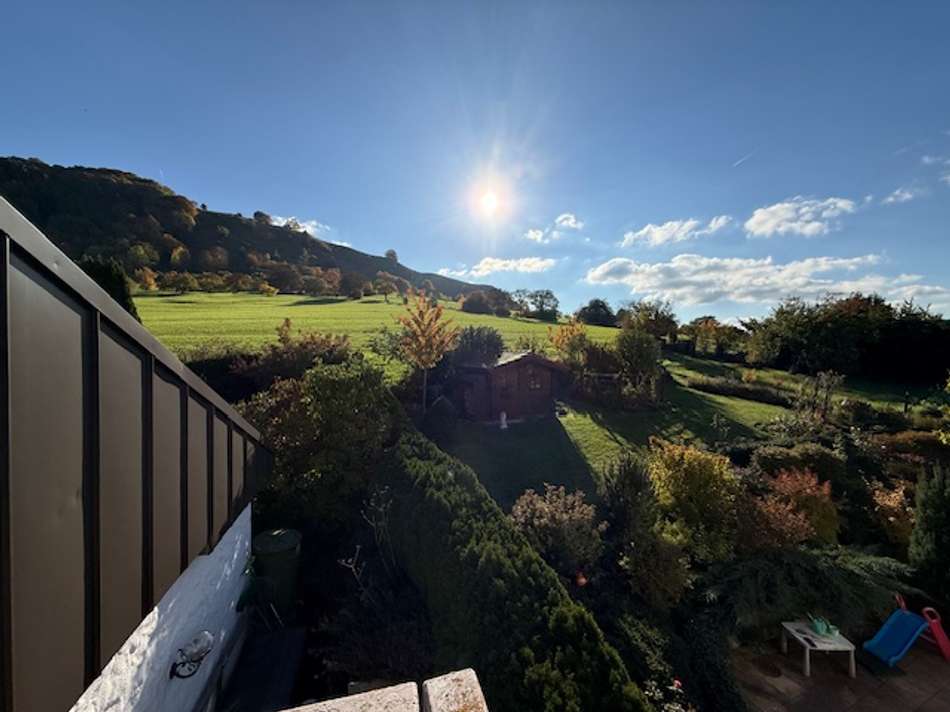 Ausblick v. Balkon Zi. 1 u. 2