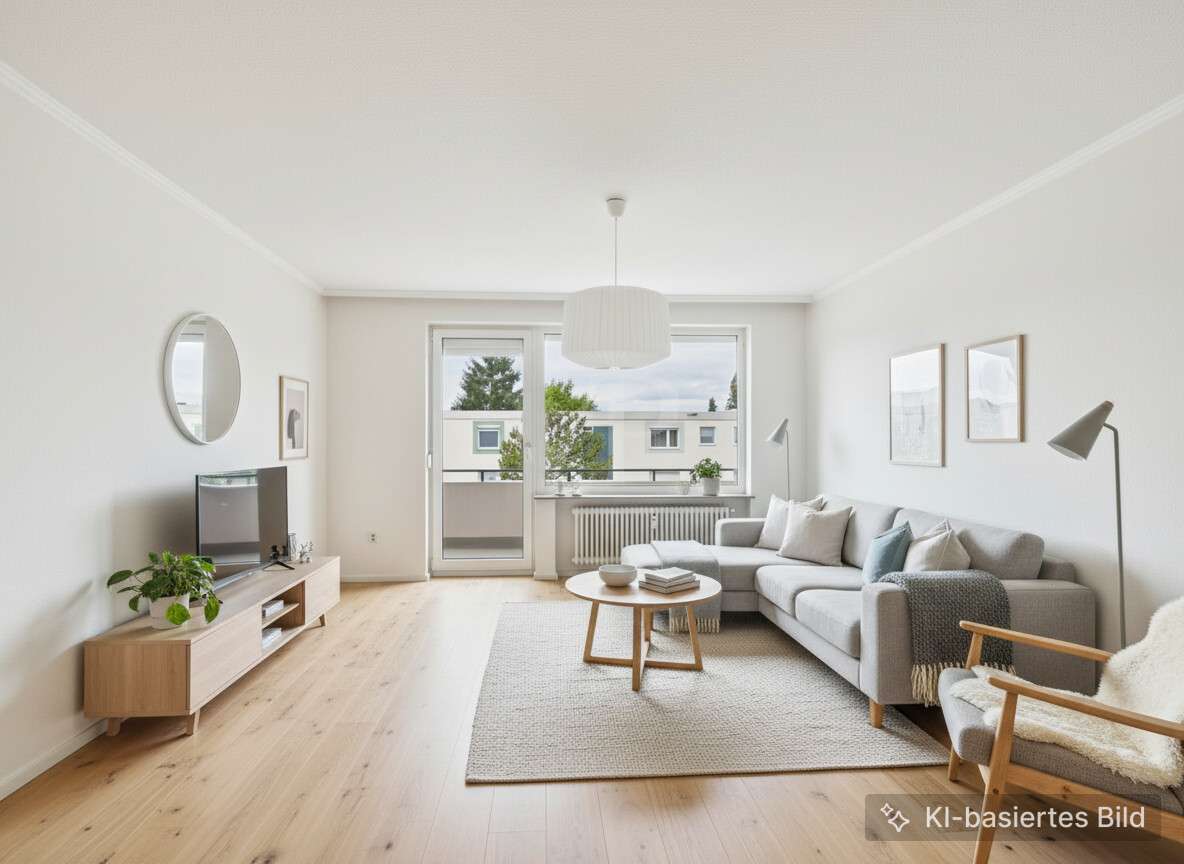 Immobilie in Niederwerrn - Platz für neue Wohnideen:  3-Zimmer-Wohnung mit Balkon und Tiefgaragenstellplatz - Bild 0