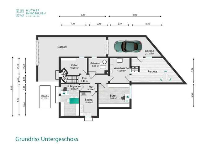 Grundriss Untergeschoss