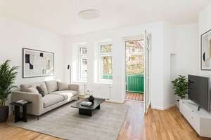 Helle 2-Zimmer-Wohnung mit Balkon in Stötteritz